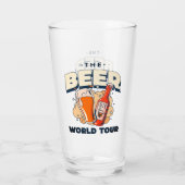 De Beer World Tour Pint Glas (Achterkant)