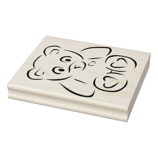 De Beerknuffels Rubberen Stempel (Stempel)