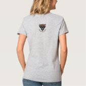 De beest cowboy (Lt. model) | Vrouwen V-hals T-shirt (Achterkant)