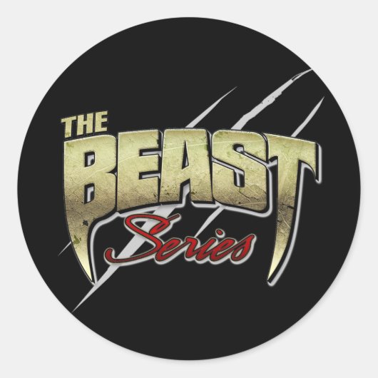 De Beest-reeks Ronde Sticker (Voorkant)