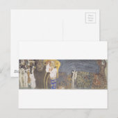 De Beethoven Frieze: De vijandige machten. Far Wal Briefkaart (Voorkant / Achterkant)