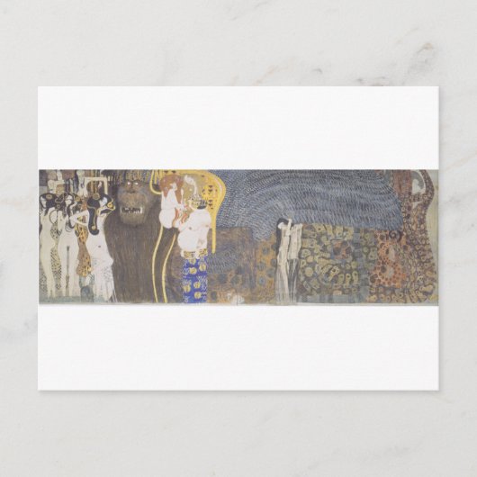 De Beethoven Frieze: De vijandige machten. Far Wal Briefkaart (Voorkant)