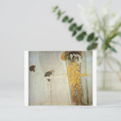 De Beethoven Frieze: Langzaam voor Geluk Briefkaart (Staand voorkant)