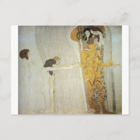 De Beethoven Frieze: Langzaam voor Geluk Briefkaart (Voorkant)