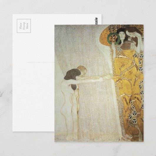 De Beethoven Frieze: Langzaam voor Geluk Briefkaart (Voorkant / Achterkant)