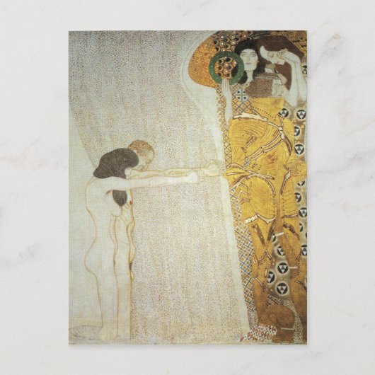 De Beethoven Frieze: Langzaam voor Geluk Briefkaart (Voorkant)