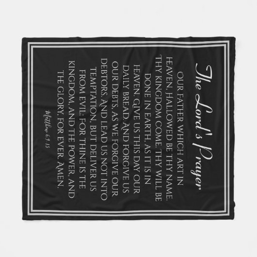 De begeermoediging van de Heer Fleece Deken (Voorkant (Horizontaal))