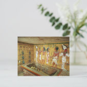 De begraafkamer in de Tomb van Tutankhamun Briefkaart (Staand voorkant)