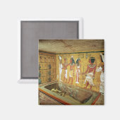 De begraafkamer in de Tomb van Tutankhamun Magneet (Voorkant / Achterkant)