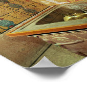 De begraafkamer in de Tomb van Tutankhamun Poster (Hoek)