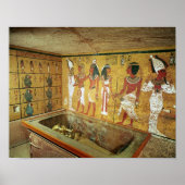 De begraafkamer in de Tomb van Tutankhamun Poster (Voorkant)