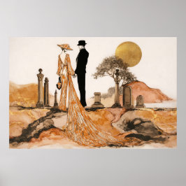 De Begraafplaats van Geheimzinnigheden - Elegante  Poster