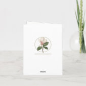 De begrafenis dankt u Kaarten | Geliefd Geheugen (Achterkant)