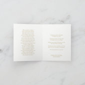 De begrafenis dankt u Kaarten | Geliefd Geheugen (Binnen)