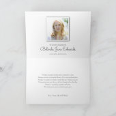 De begrafenis dankt u Kaarten | het Vintage (Binnen)