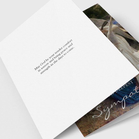 De begrafenis dankt u Kaarten | Lied van Engelen