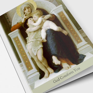 De begrafenis dankt u Kaarten   Mary, Jesus & St