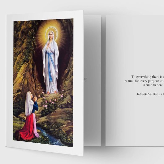 De begrafenis dankt u Kaarten | Onze Dame van