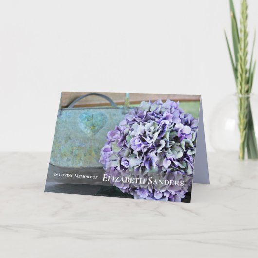 De begrafenis dankt u Kaarten | Zak van de (Voorkant)