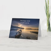 De begrafenis dankt u Kaarten | Zonsondergang & (Voorkant)