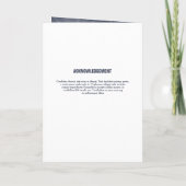 De begrafenis Sjabloon van het Programma (Achterkant)