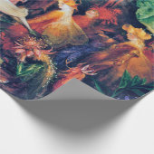 De begrafenis van de Fairy, John Anster Fitzgerald Cadeaupapier (Hoek)