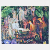 De begrafenis van de Fairy, John Anster Fitzgerald Fleece Deken (Voorkant (Horizontaal))