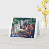 De begrafenis van de Fairy, John Anster Fitzgerald Kaart (Gele Bloem)