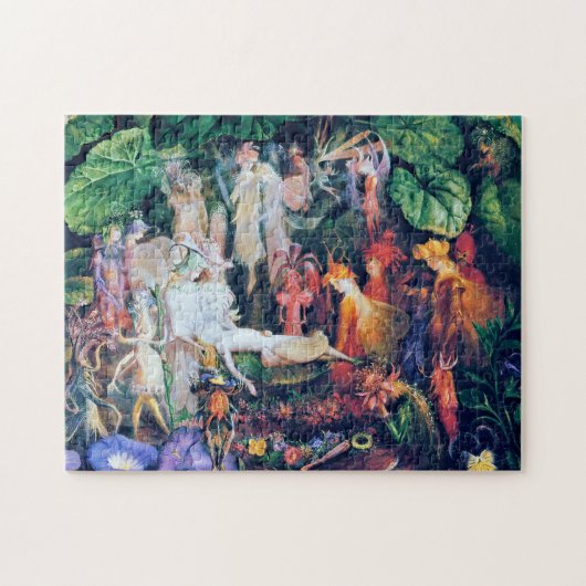 De begrafenis van de Fairy, John Anster Fitzgerald Legpuzzel (Horizontaal)