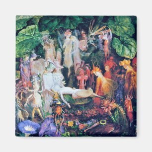 De begrafenis van de Fairy, John Anster Fitzgerald Magneet