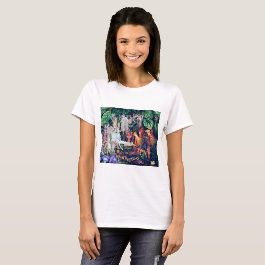 De begrafenis van de Fairy, John Anster Fitzgerald T-shirt (Voorkant volledig)