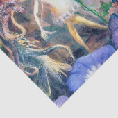 De begrafenis van de Fairy, John Anster Fitzgerald Tissuepapier (Detail)