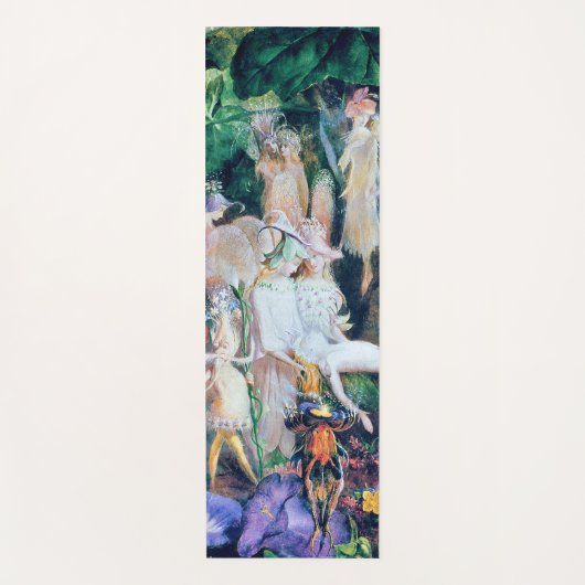 De begrafenis van de Fairy, John Anster Fitzgerald Yogamat (Voorkant)