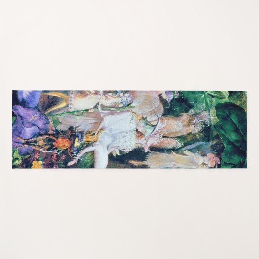 De begrafenis van de Fairy, John Anster Fitzgerald Yogamat (Voorkant (horizontaal))