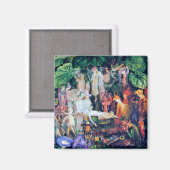 De begrafenis van de fee, John Anster Fitzgerald Magneet (Voorkant / Achterkant)