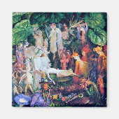 De begrafenis van de fee, John Anster Fitzgerald Magneet (Voorkant)