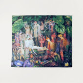 De Begrafenis van de Fee, John Anster Fitzgerald Wandkleed (Voorkant (horizontaal))