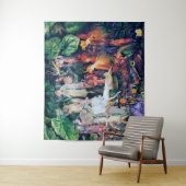 De Begrafenis van de Fee, John Anster Fitzgerald Wandkleed (In situ)