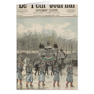 De begrafenis van de keizer van Brazilië