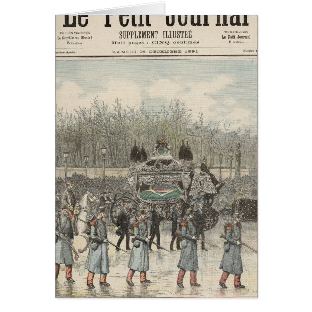 De begrafenis van de keizer van Brazilië (Voorkant)