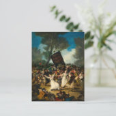De begrafenis van de sardine door Francisco Goya Briefkaart (Staand voorkant)