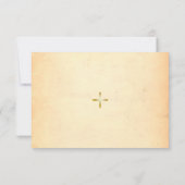 De begrafenis van de Theotokos Icon Orthodox Bedankkaart (Achterkant)