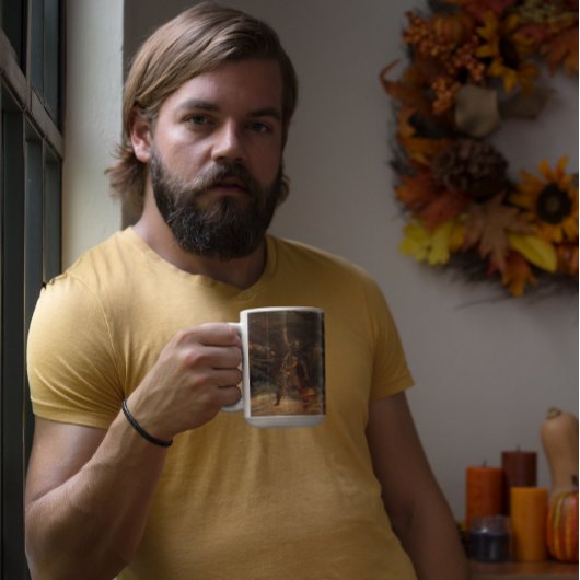 De begrafenis van een Viking Frank Dicksee 1893 Mok