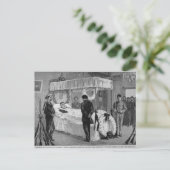 De begrafenis van Garibaldi in Caprera Briefkaart (Staand voorkant)