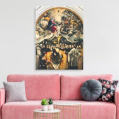De begrafenis van graaf Orgaz Canvas Afdruk (Insitu (Woonkamer))