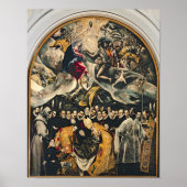 De begrafenis van graaf Orgaz Poster (Voorkant)