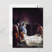 De begrafenis van het Briefkaart Carl Bloch (Voorkant / Achterkant)