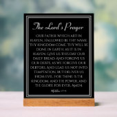 De begrafenis van het gebed des Heren Acryl Bord (Neutraal)