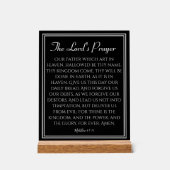 De begrafenis van het gebed des Heren Acryl Bord (Voorkant)