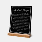 De begrafenis van het gebed des Heren Acryl Bord (Hoek)